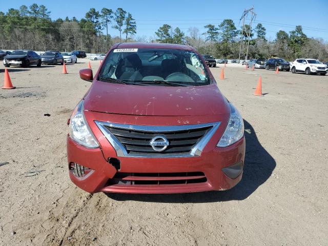 3N1CN7AP1KL876782 - 2019 NISSAN VERSA S RED photo 5