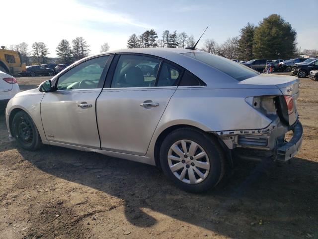 1G1PF5S96B7135833 - 2011 CHEVROLET CRUZE LT SILVER photo 2