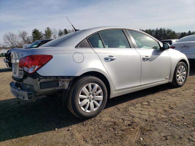 1G1PF5S96B7135833 - 2011 CHEVROLET CRUZE LT SILVER photo 3