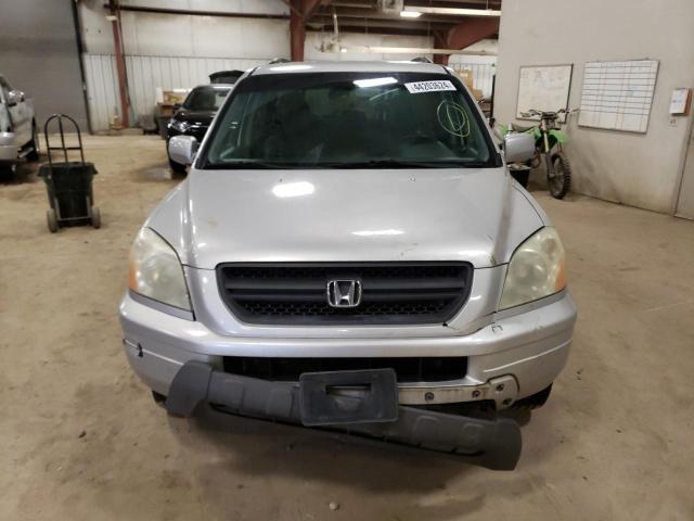 2HKYF18684H515157 - 2004 HONDA PILOT EXL SILVER photo 5