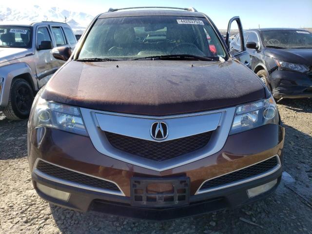 2HNYD2H48AH529231 - 2010 ACURA MDX TECHNOLOGY BROWN photo 5