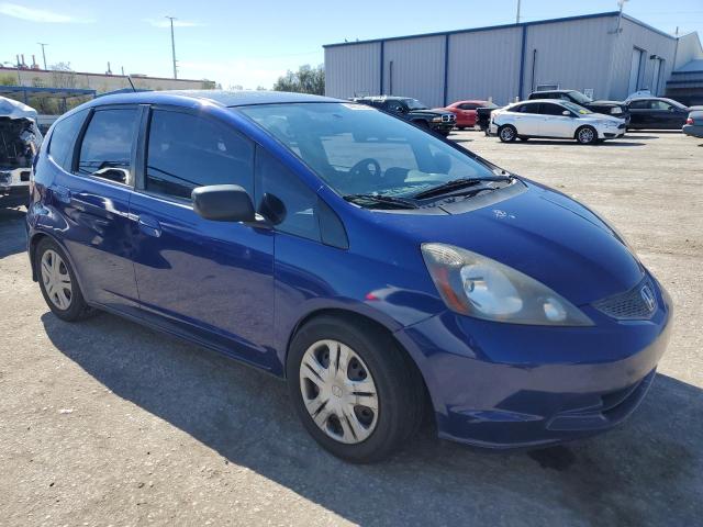 JHMGE8H21AC003024 - 2010 HONDA FIT BLUE photo 4