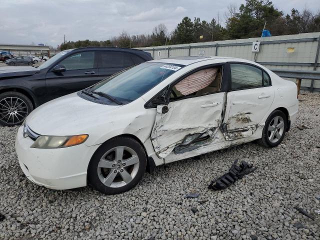 1HGFA16837L042456 - 2007 HONDA CIVIC EX WHITE photo 1