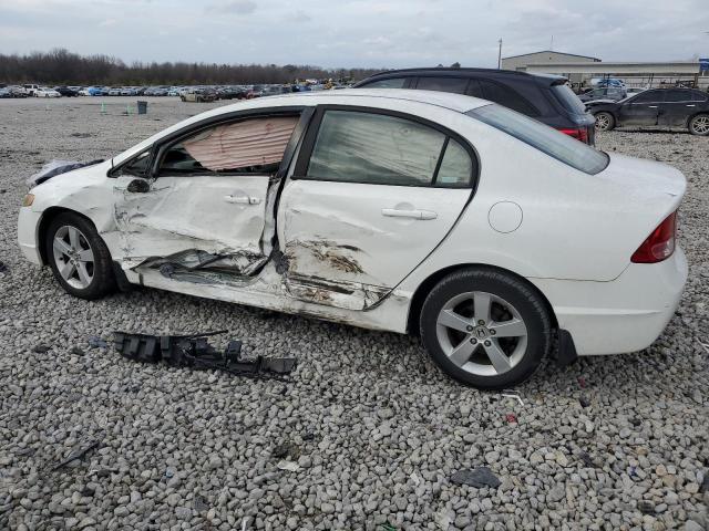 1HGFA16837L042456 - 2007 HONDA CIVIC EX WHITE photo 2