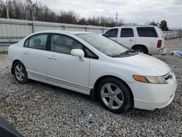 1HGFA16837L042456 - 2007 HONDA CIVIC EX WHITE photo 4