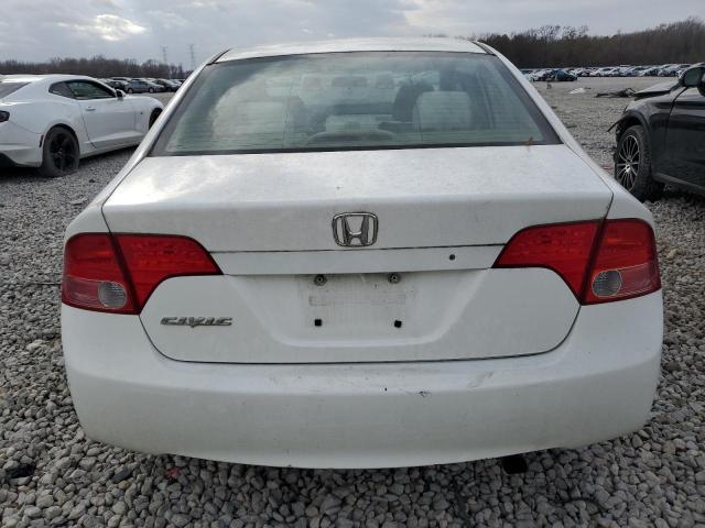 1HGFA16837L042456 - 2007 HONDA CIVIC EX WHITE photo 6