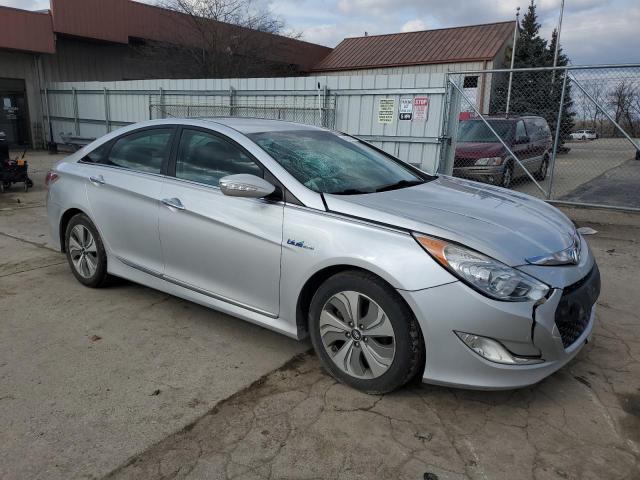 KMHEC4A41DA097954 - 2013 HYUNDAI SONATA HYBRID SILVER photo 4