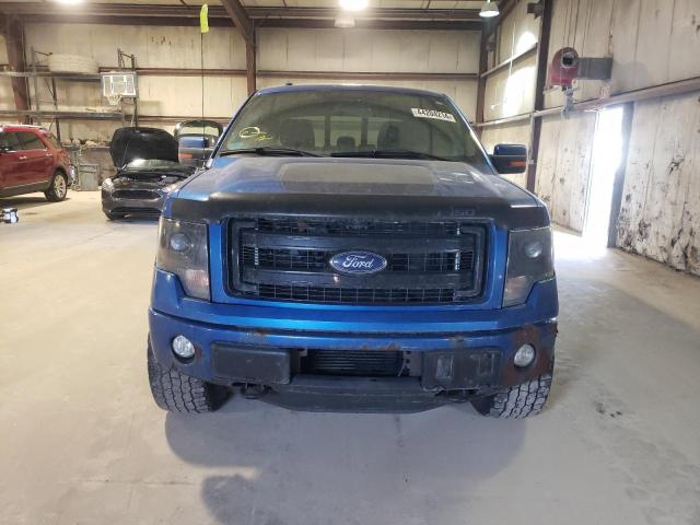 1FTFW1ETXDFC00937 - 2013 FORD F150 SUPERCREW BLUE photo 5