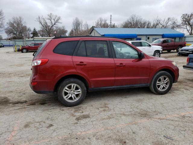 5NMSGDAB9AH363202 - 2010 HYUNDAI SANTA FE GLS RED photo 3