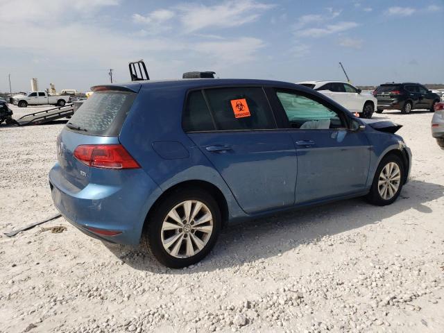 3VWRA7AU7FM085615 - 2015 VOLKSWAGEN GOLF TDI BLUE photo 3