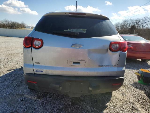 1GNKVFED7CJ162304 - 2012 CHEVROLET TRAVERSE LS SILVER photo 6