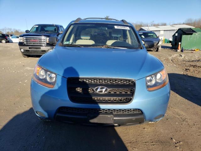 5NMSG13D29H247218 - 2009 HYUNDAI SANTA FE GLS BLUE photo 5