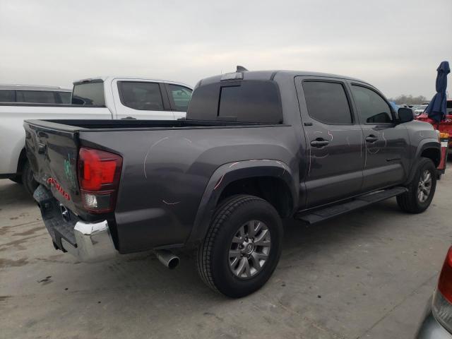 5TFAZ5CN7JX067878 - 2018 TOYOTA TACOMA DOUBLE CAB GRAY photo 3