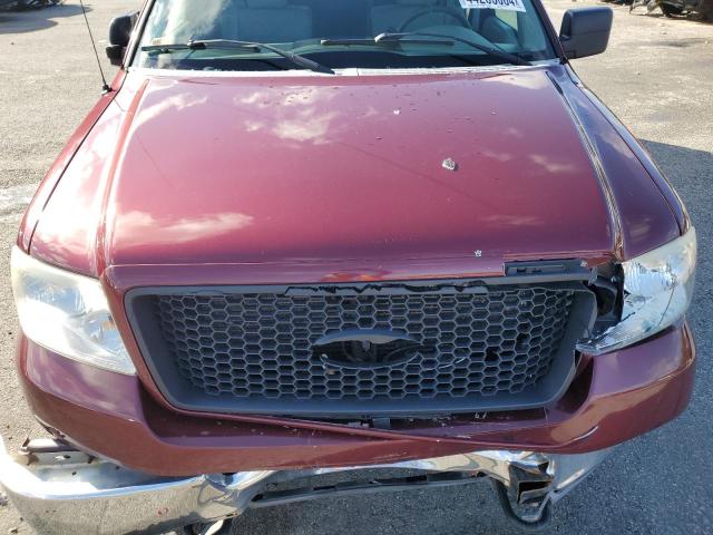 1FTPX14525NA48373 - 2005 FORD F150 RED photo 11