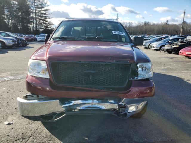 1FTPX14525NA48373 - 2005 FORD F150 RED photo 5