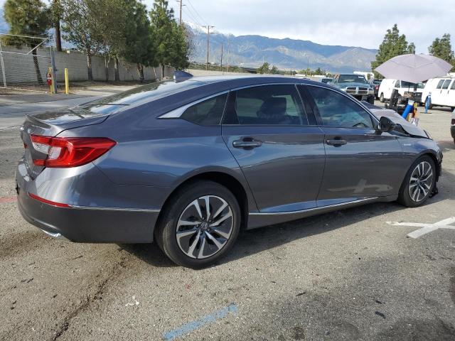 1HGCV3F54MA005058 - 2021 HONDA ACCORD HYBRID EXL GRAY photo 3