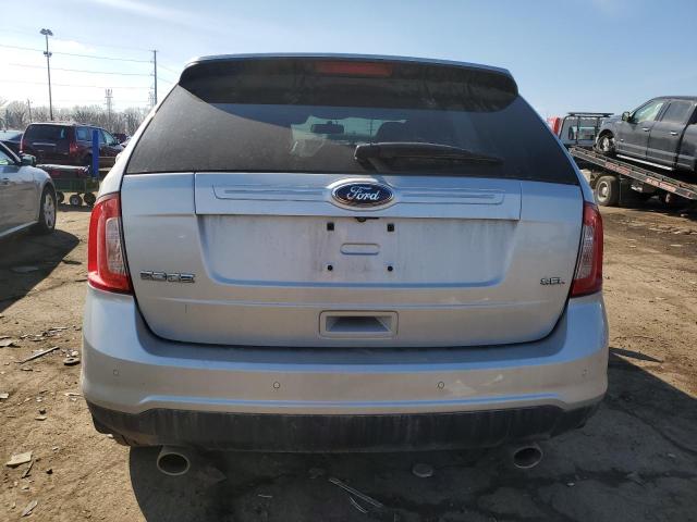 2FMDK3JC5EBA89846 - 2014 FORD EDGE SEL SILVER photo 6