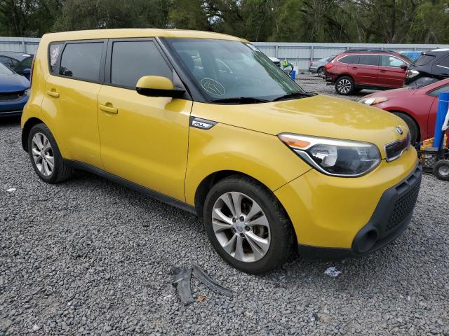 KNDJP3A59F7232835 - 2015 KIA SOUL + YELLOW photo 4