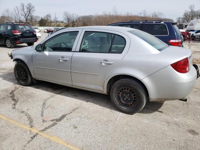 1G1AK52F957608264 - 2005 CHEVROLET COBALT SILVER photo 2