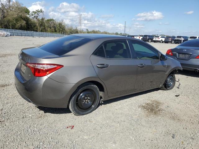 5YFBURHE6HP732328 - 2017 TOYOTA COROLLA L GRAY photo 3