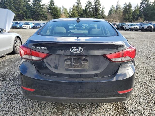 5NPDH4AE6GH698414 - 2016 HYUNDAI ELANTRA SE BLACK photo 6