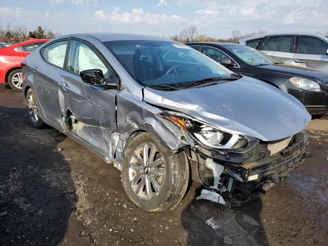 5NPDH4AE7GH748463 - 2016 HYUNDAI ELANTRA SE GRAY photo 4