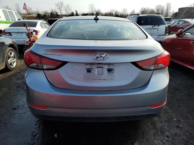 5NPDH4AE7GH748463 - 2016 HYUNDAI ELANTRA SE GRAY photo 6