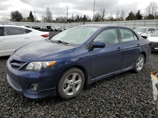 5YFBU4EE6DP181139 - 2013 TOYOTA COROLLA BASE BLUE photo 1