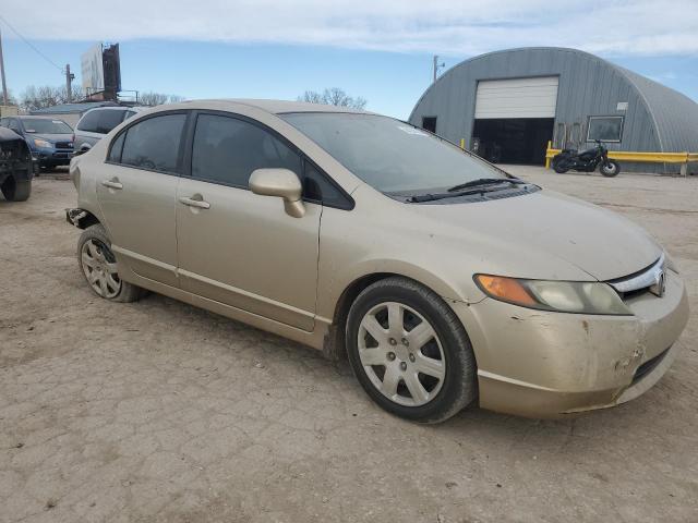 1HGFA16598L068115 - 2008 HONDA CIVIC LX TAN photo 4