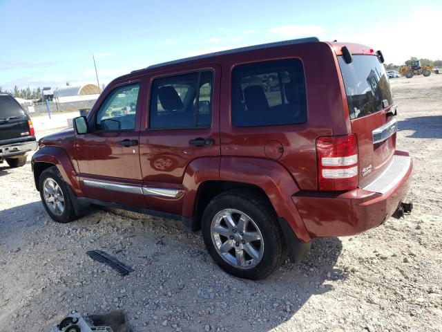 1J8GN58K78W112959 - 2008 JEEP LIBERTY LIMITED MAROON photo 2