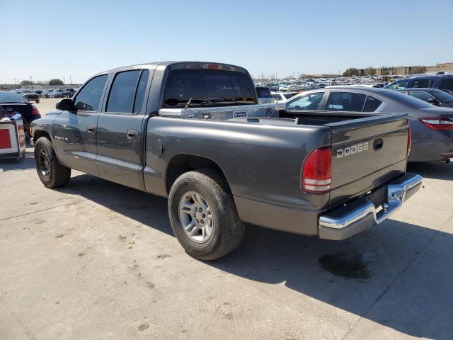 1B7HL2AXX1S292926 - 2001 DODGE DAKOTA QUAD GRAY photo 2