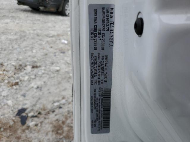 ZFBHRFAB8M6U41196 - 2021 RAM PROMASTER WHITE photo 13