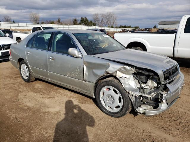 JTHBN30F410027850 - 2001 LEXUS LS 430 SILVER photo 4