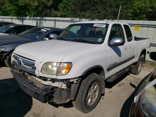 5TBBT44104S448647 - 2004 TOYOTA TUNDRA ACCESS CAB SR5 WHITE photo 1