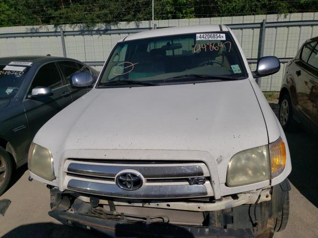 5TBBT44104S448647 - 2004 TOYOTA TUNDRA ACCESS CAB SR5 WHITE photo 5