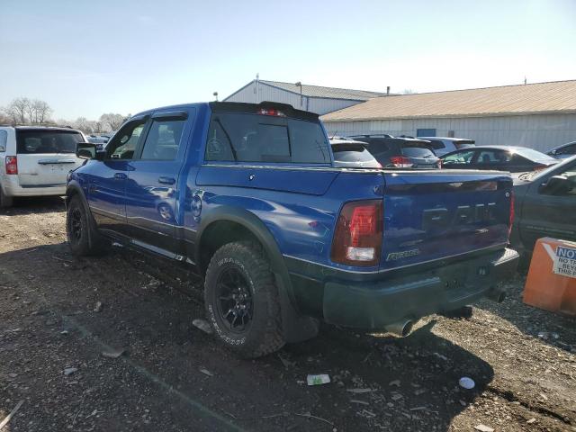 1C6RR7YT6HS775138 - 2017 RAM 1500 REBEL BLUE photo 2