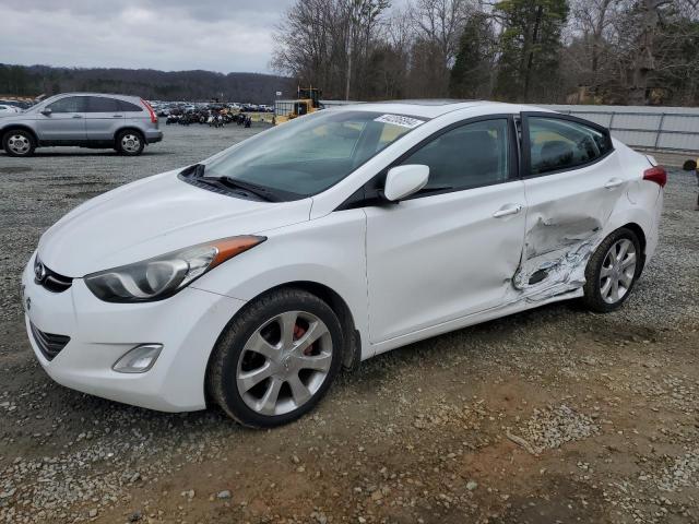 5NPDH4AEXBH041186 - 2011 HYUNDAI ELANTRA GLS WHITE photo 1