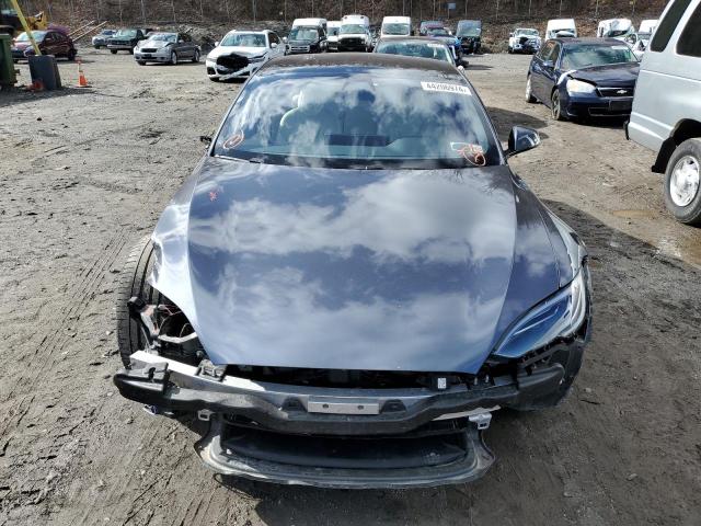 5YJSA1E58NF486775 - 2022 TESLA MODEL S SILVER photo 5