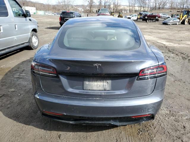 5YJSA1E58NF486775 - 2022 TESLA MODEL S SILVER photo 6