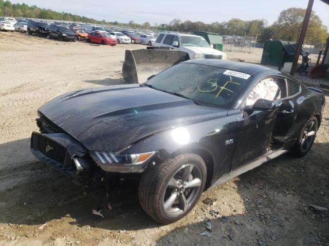 1FA6P8CF8F5422930 - 2015 FORD MUSTANG GT BLACK photo 2