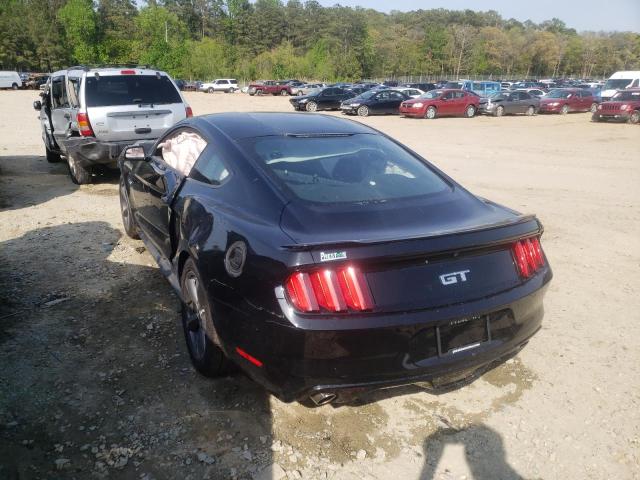 1FA6P8CF8F5422930 - 2015 FORD MUSTANG GT BLACK photo 3