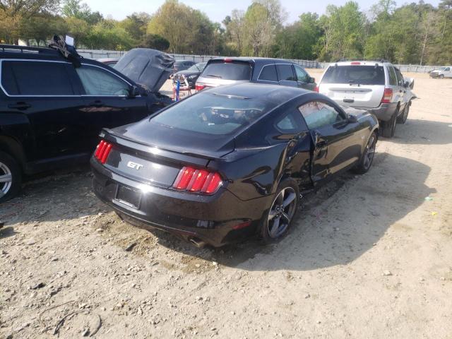 1FA6P8CF8F5422930 - 2015 FORD MUSTANG GT BLACK photo 4