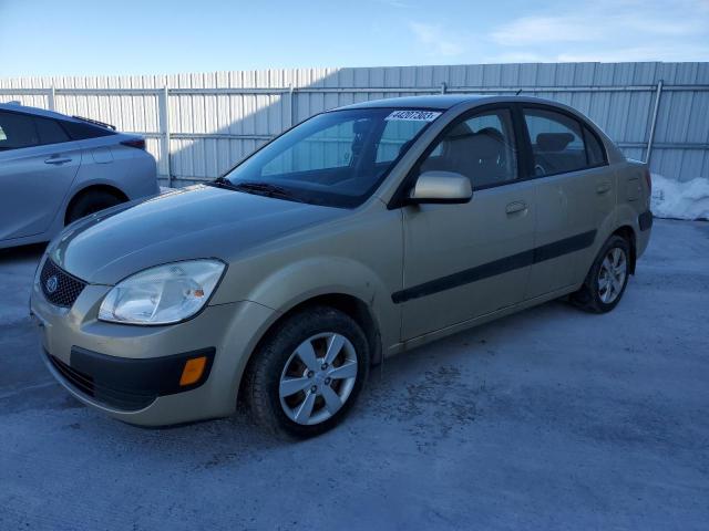 KNADE223X96479542 - 2009 KIA RIO BASE BEIGE photo 1