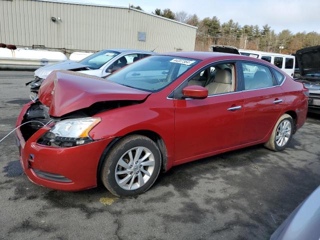 3N1AB7AP6DL763395 - 2013 NISSAN SENTRA S RED photo 1