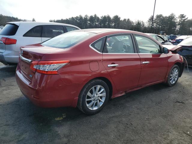 3N1AB7AP6DL763395 - 2013 NISSAN SENTRA S RED photo 3