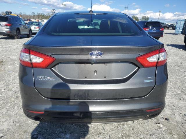 3FA6P0H91GR132290 - 2016 FORD FUSION SE GRAY photo 6