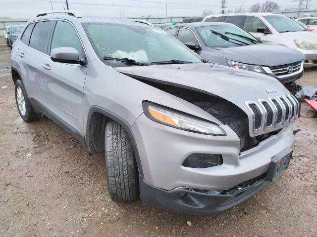 1C4PJLCB3JD615744 - 2018 JEEP CHEROKEE LATITUDE SILVER photo 1