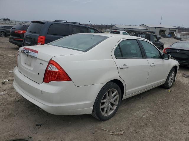 3FAHP0JA9CR296913 - 2012 FORD FUSION SEL WHITE photo 3