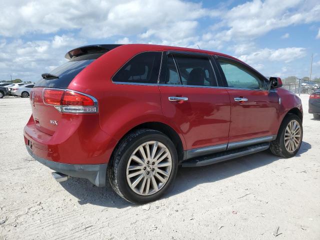 2LMDJ6JK5BBJ05992 - 2011 LINCOLN MKX RED photo 3