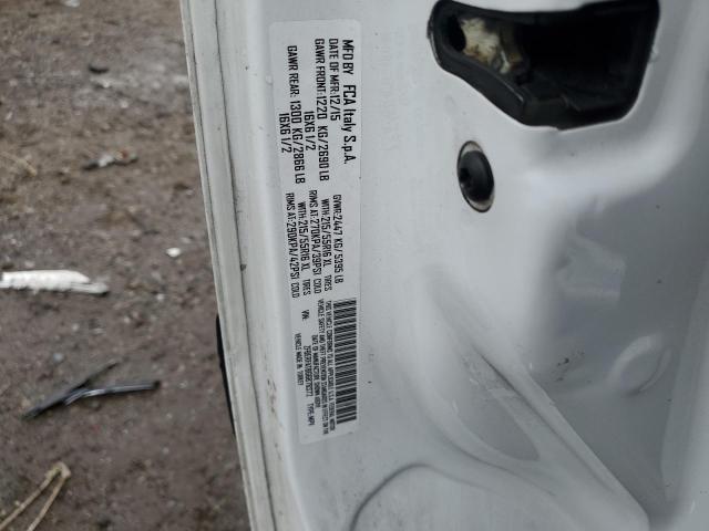 ZFBERFAT8G6B78372 - 2016 RAM PROMASTER WHITE photo 13